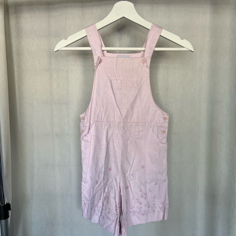 JACADI girls overall shorts 6 yrs.